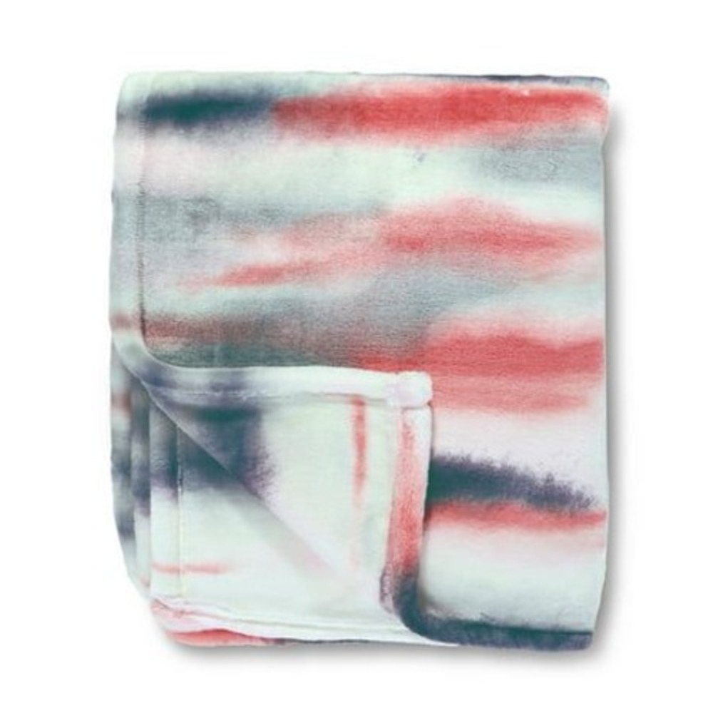 Better Homes & Gardens Throw Unisex OS Watercolor NEW Velvet Plush Oversized